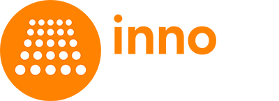 Innoevents Logo negativ 400 Pixel Breite